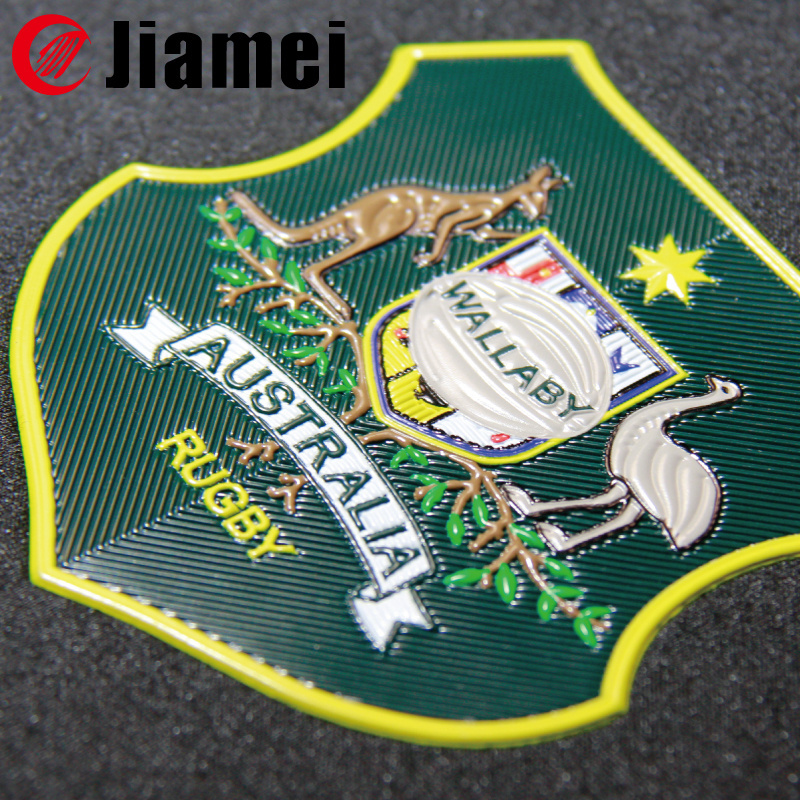 Fast custom good quality 3d heat transfer pvc tpu patch from China factory Jiamei