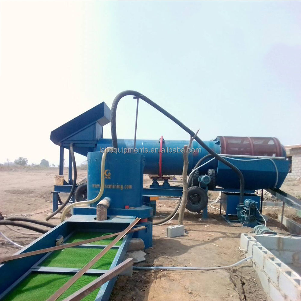 15TPH Cheap Price Sand Gold Mining Recovery Separator Washing Plant Alluvial Gold Sluice Box Machine for Sale