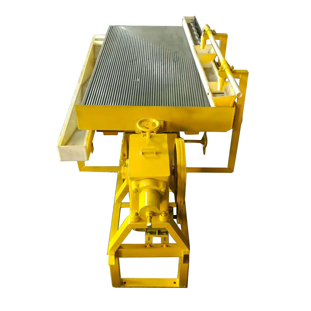 Small mini portable shaking table for separating gold tungsten tin tantalum niobium copper titanium iron ore concentrator table