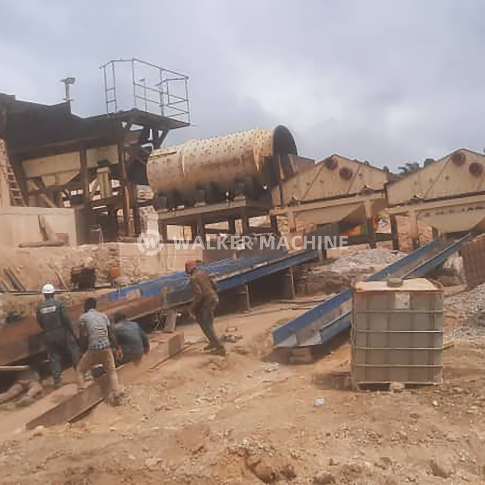 Small Gold Mine Processing Machinery Gold Turnkey Solutions Alluvial Gold Washing Plant