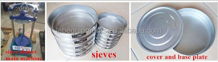 Diameter 200mm Laboratory Powder Grading Test Sieve Shaker For Particle analysis Vibratory Sieve Shaker