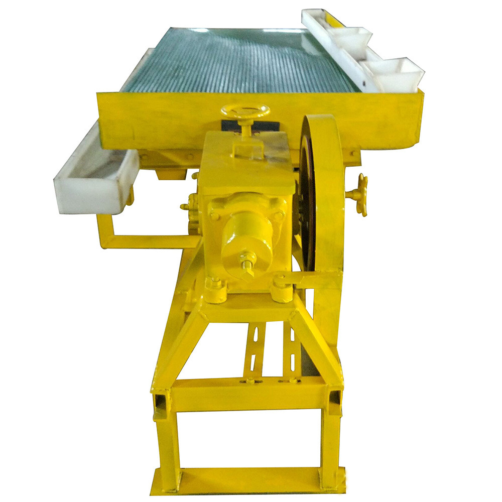 Small mini portable shaking table for separating gold tungsten tin tantalum niobium copper titanium iron ore concentrator table