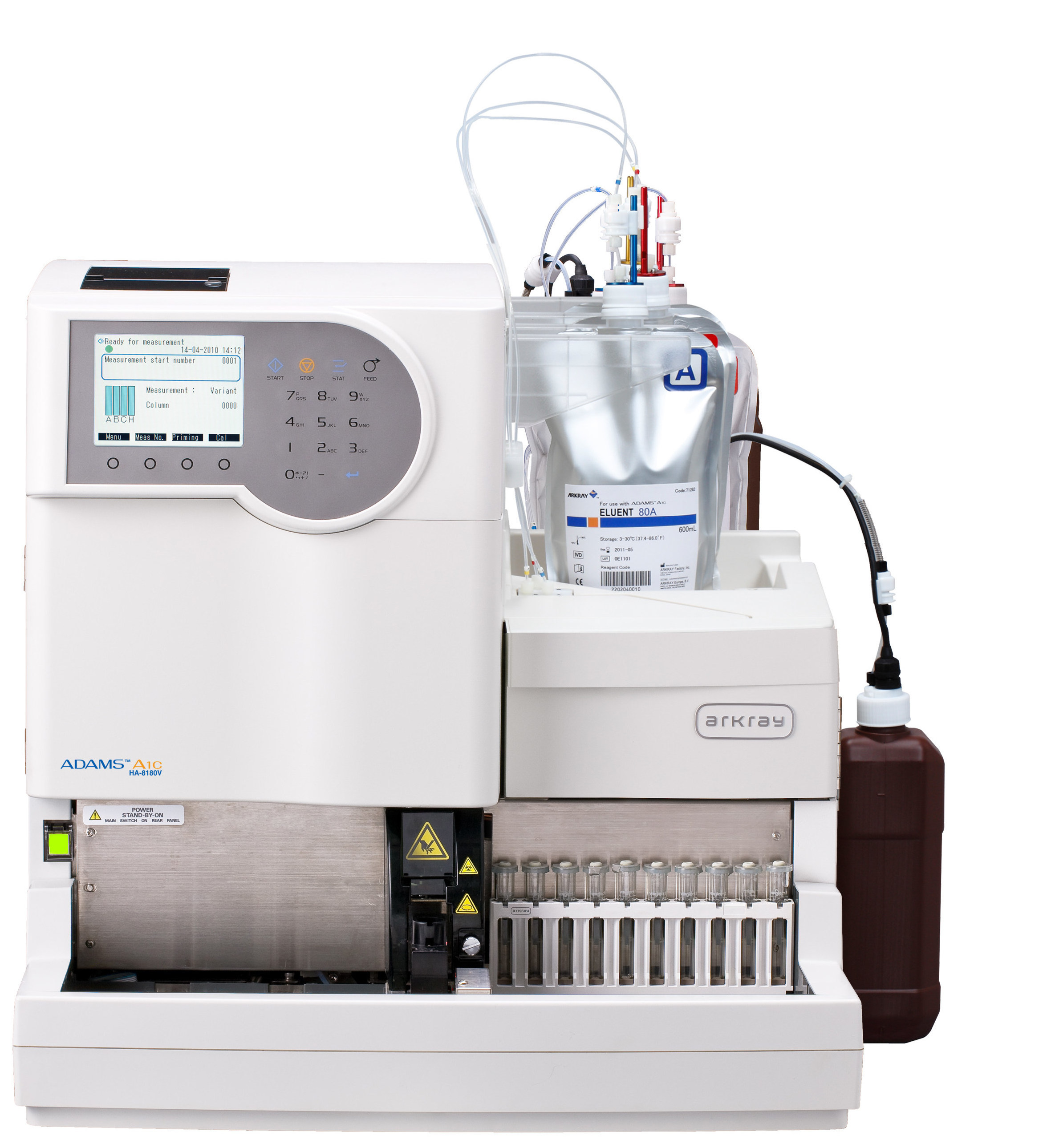 Arkray Adams Menarini HPLC HbA1c 8140, 8160, 8180 automated hemoglobin Glycohemoglobin Analyzer with Diagnosis Reagents