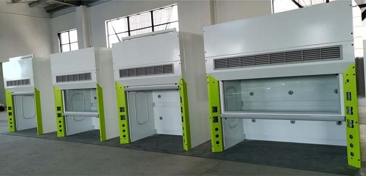 Full steel lab fume hood / fume cupboard / fume chamber for chemistry laboratory