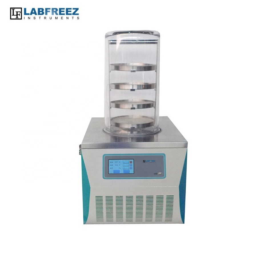 Mini Freeze Dryer Machine, lab vacuum freeze dryer manufacturer in China, Factory price