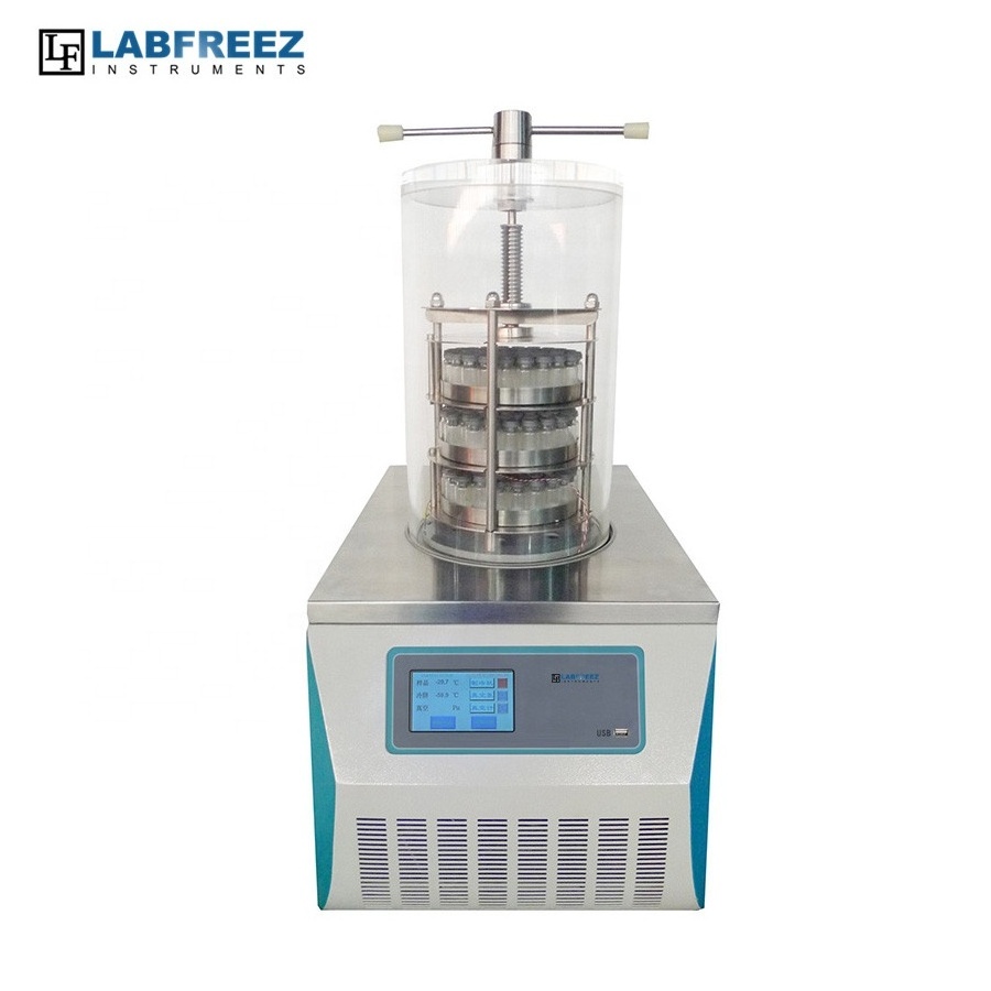 Mini Freeze Dryer Machine, lab vacuum freeze dryer manufacturer in China, Factory price