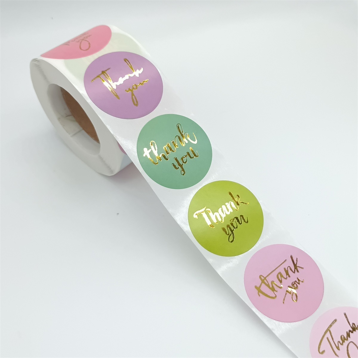 Low MOQ logo Hologram sticker strip Holographic Transparent Laser Gold Foilng Packaging Label Custom Stickers