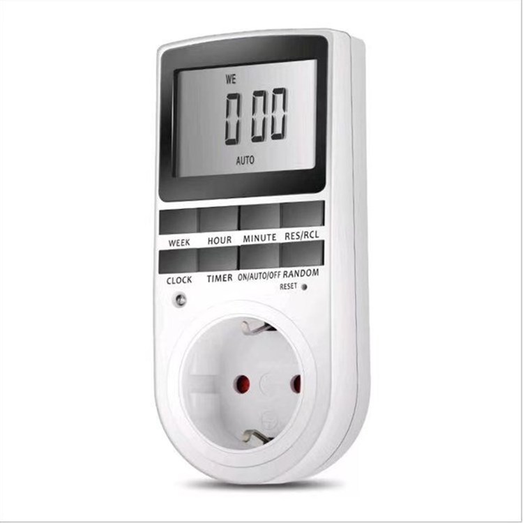 Timer Switch Digital Socket 10 On-Off Repeat Cycle Timer Programs Plug Timer for Lights And Home Appliances