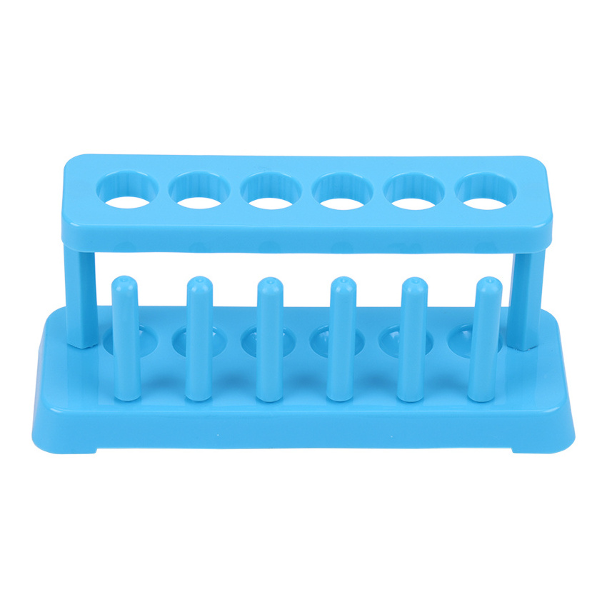 Plastic Test Tube Rack 6 Hole Plastic Lab Tube Stand