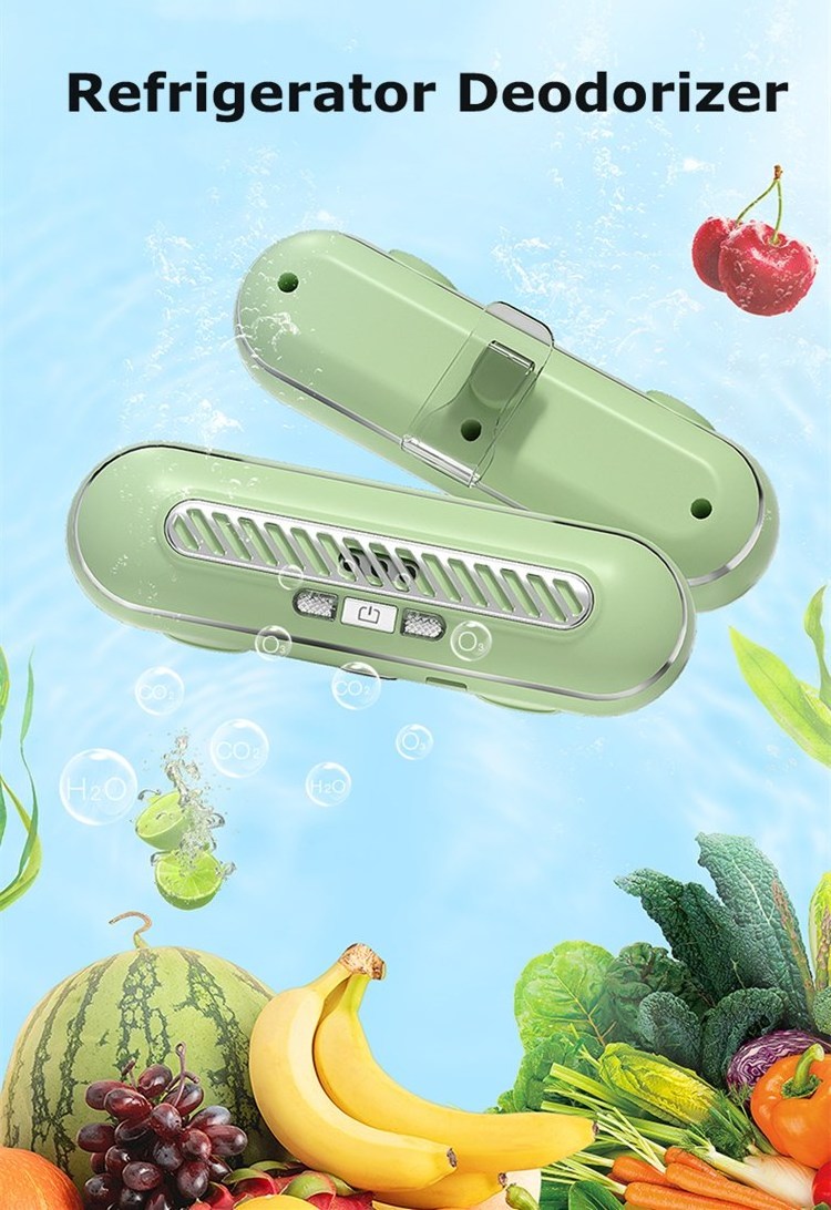 Mini USB Fridge Deodorizer Portable Reusable Rechargeable Refrigerator Deodorizer For Fridge Car Closet Wardrobe