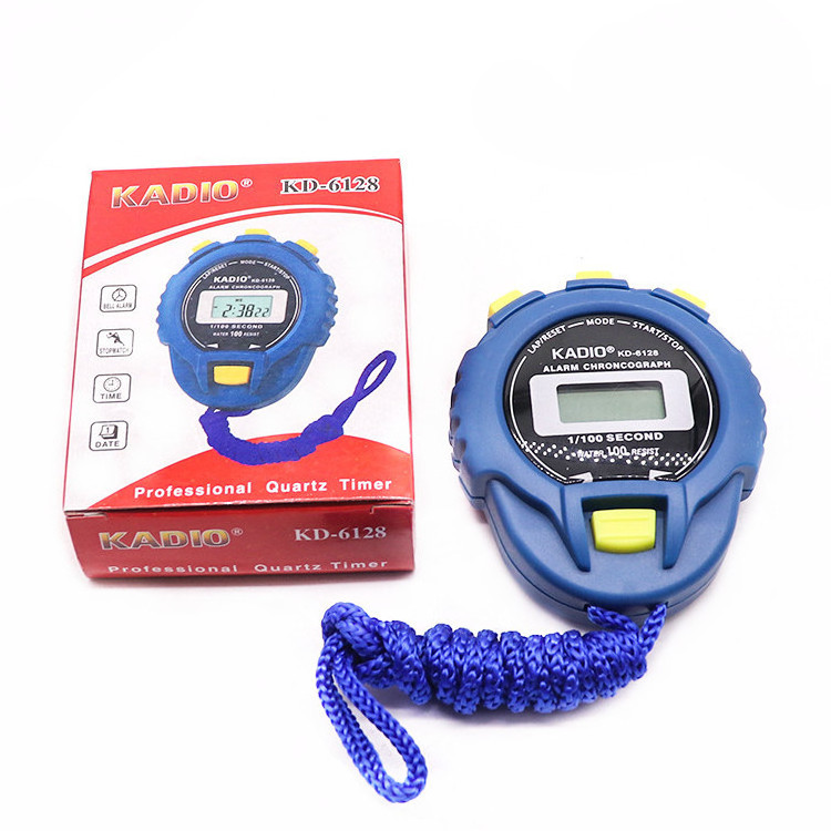 Stopwatch LCD Digital Chronograph Running Outdoor Football Sports Training Timer Countdown Second Clock Portable Stop Watch