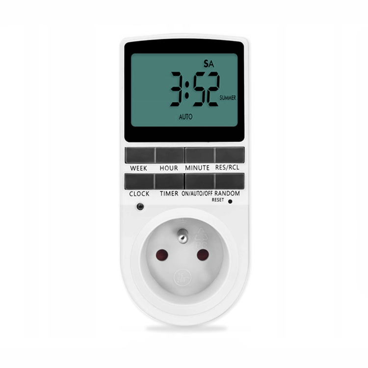 UK Plug Digital Timer Plug Socket Electrically Programmable Plug-in Timer Switch For Lights