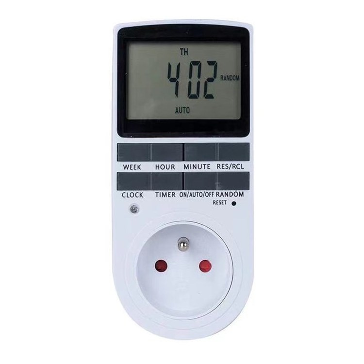 Digital Weekly Programmable Electrical Wall Plug-in Power Socket Timer Switch Outlet Time Clock