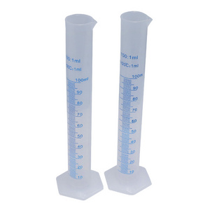 Clear 5ml 10ml 25ml Small PP Plastic Measuring Cylinder with Spout