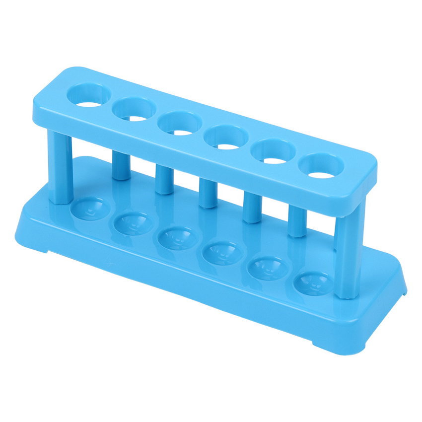 Plastic Test Tube Rack 6 Hole Plastic Lab Tube Stand