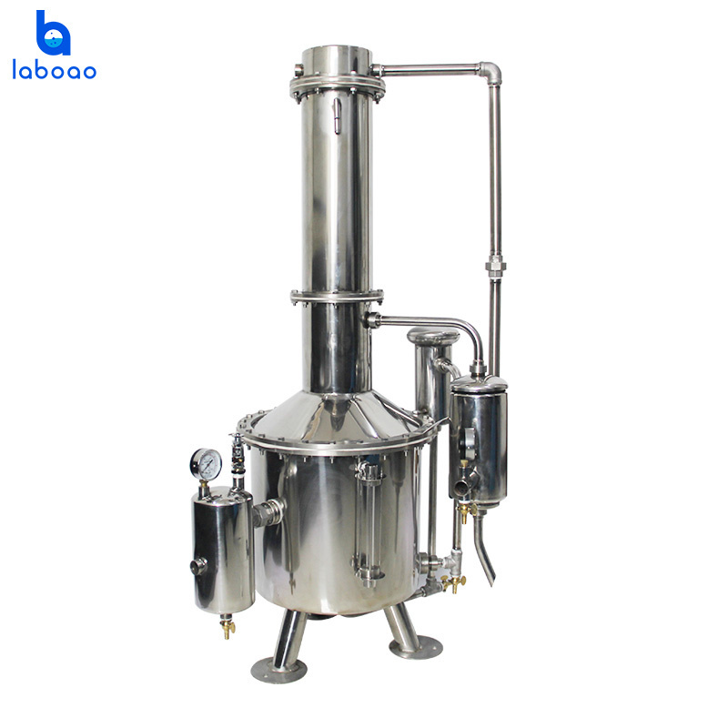 Laboao Large Capacity Stainless Steel Water Distiller with Electric Heating for Laboratory Use