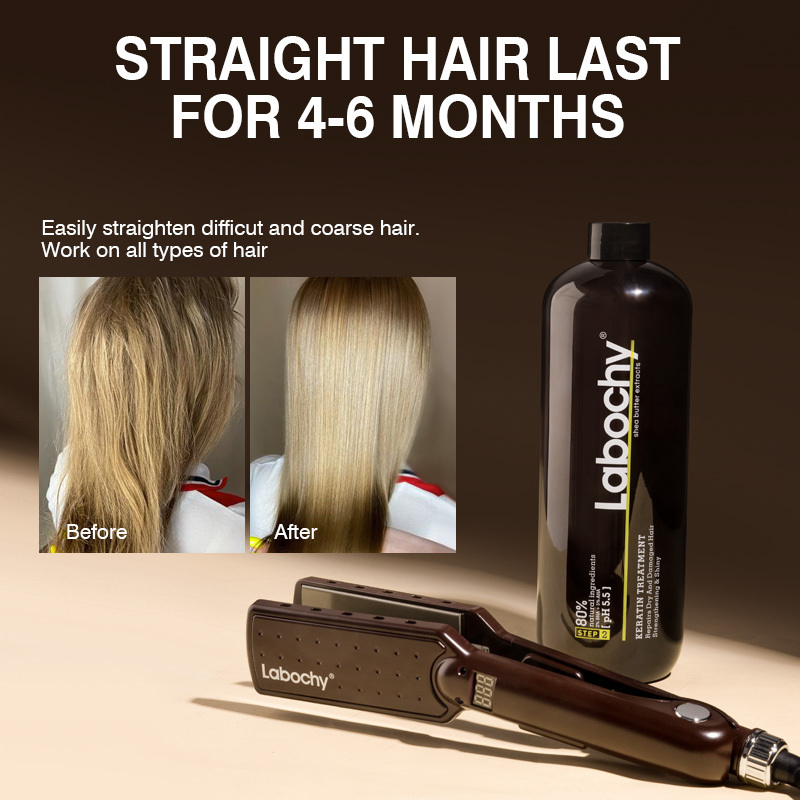 Professional Natural Formaldehyde Free Brazilian Nano Keratin Hair Treatment