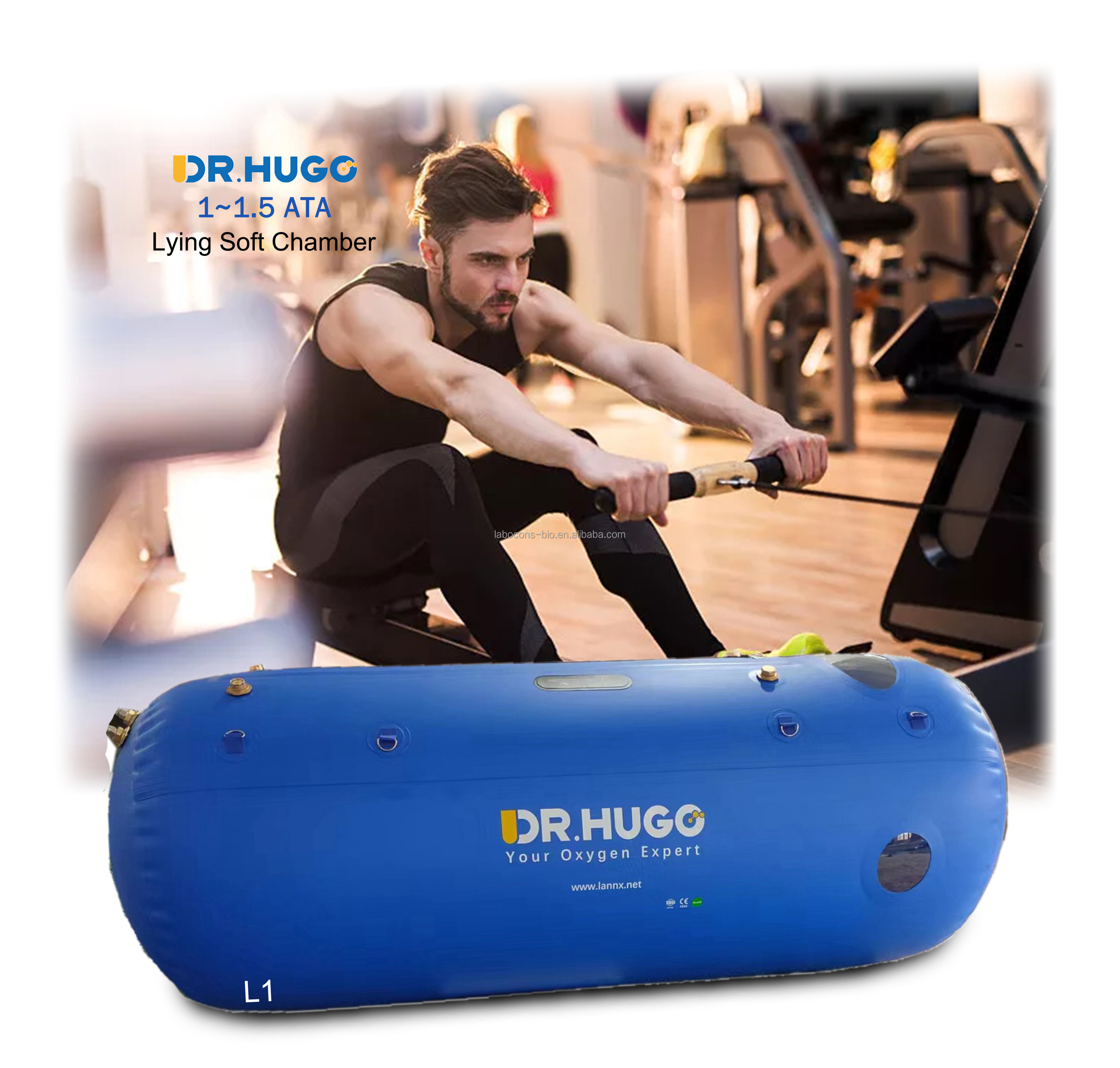 DR.HUGO L1 Hot offer Soft Body Hyperbaric oxygen Chamber 1.0ata ~1.5 ata Hyperbaric Oxygenation Chamber HBOT Camara Hiperbaricas