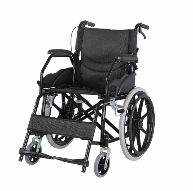 Wheelchair Supplier Price Steel Aluminum Hospital Home Used Manual Portable Folding Lightweight Wheelchair For Sale