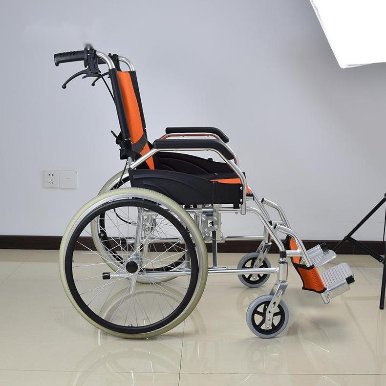 Cheap price Strong and Sturdy Manual Wheelchair with Desk-Length Arms and Swing-Away Leg Rests for Easy Transfers