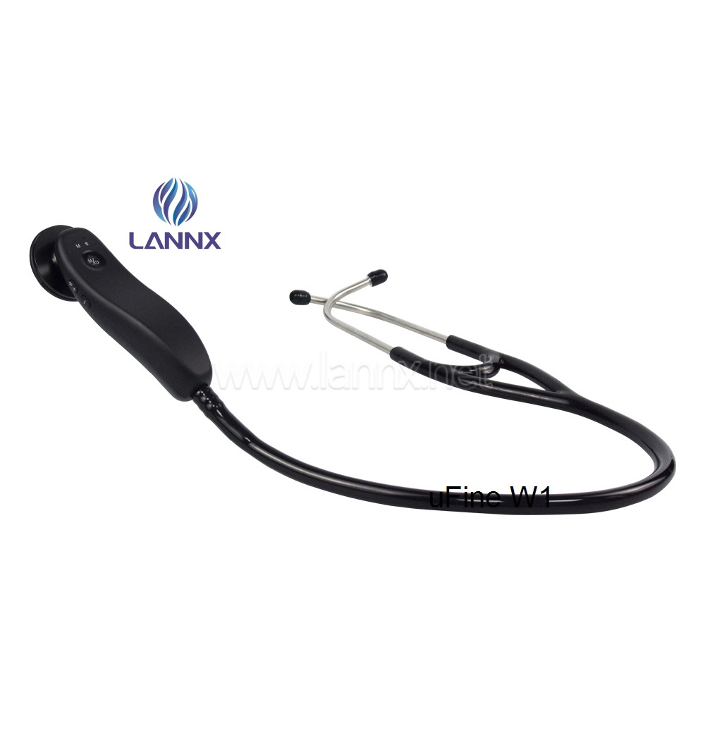 LANNX uFine W1 Multipurpose Doctor medical stethoscope professional Dual Head cardiac stethoscope Smart electronic stethoscope