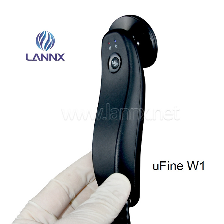 LANNX uFine W1 Professional digital stethoscope electronic Portable intelligent Doctor Medical Dual Head electronic stethoscope