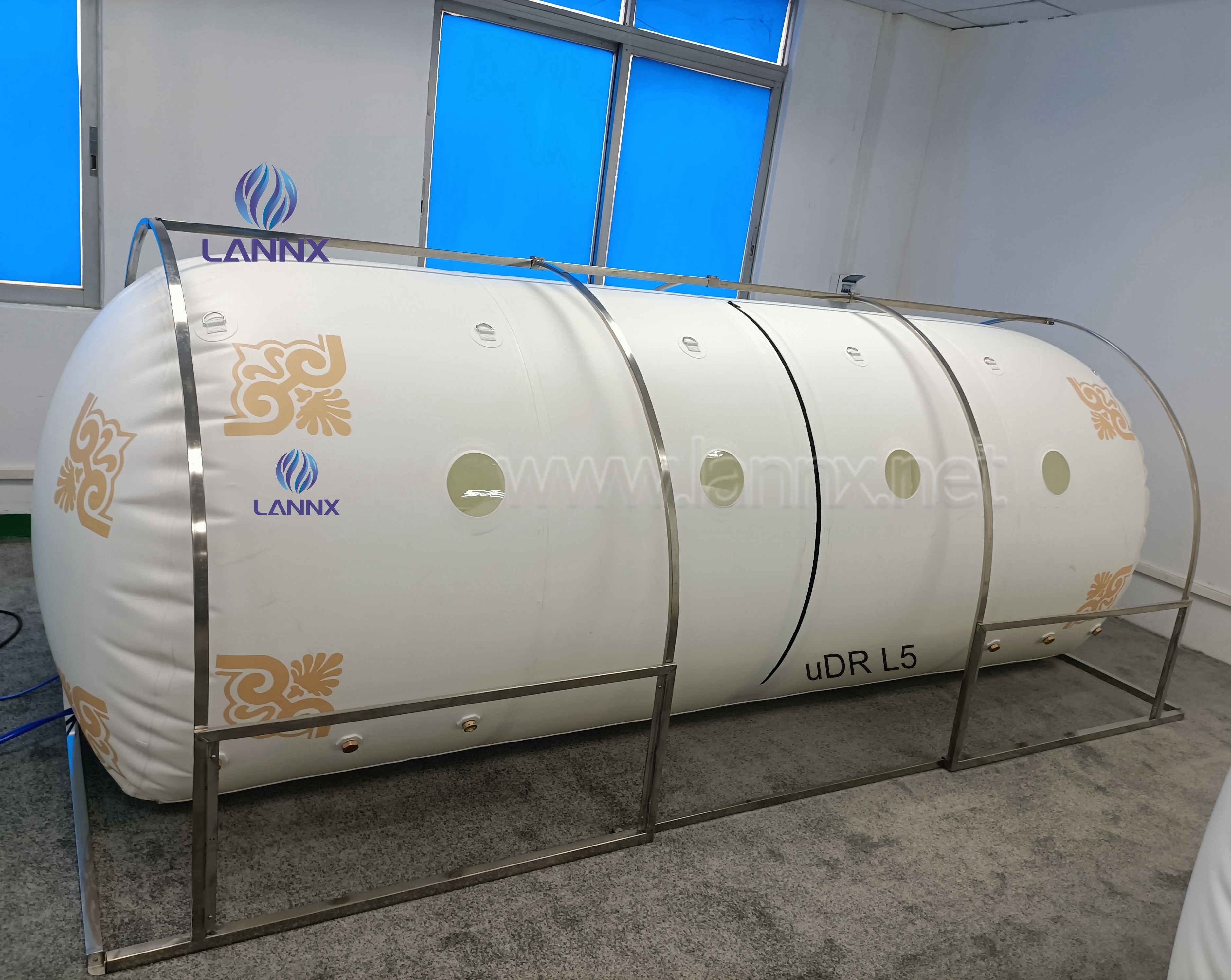 LANNX uDR L5 High Quality Oxygen Chamber Camara Hiperbaricas 1.4ata 1.3ata Air Compressor Oxygen Portable Hyperbaric Chamber