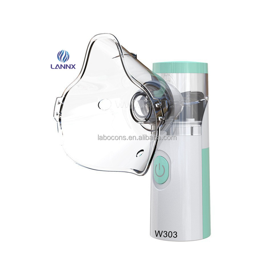 LANNX W303 Healthcare Inhaler Mini Air Compressor Nebulizer For Home Hospital Traveling Portable Household Mesh Nebulizer