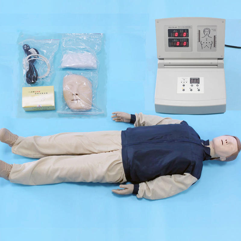 Factory Direct Sale Full Body Adult CPR Training Manikin  realistic education cpr manikins training with controller cpr dummy