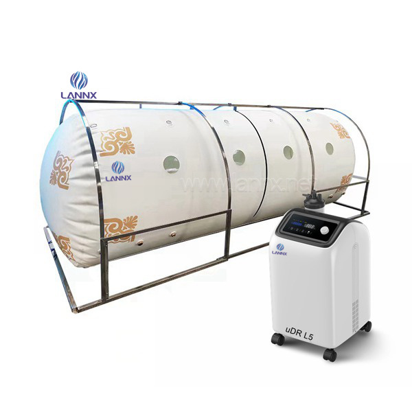 LANNX uDR L5 High Quality Oxygen Chamber Camara Hiperbaricas 1.4ata 1.3ata Air Compressor Oxygen Portable Hyperbaric Chamber