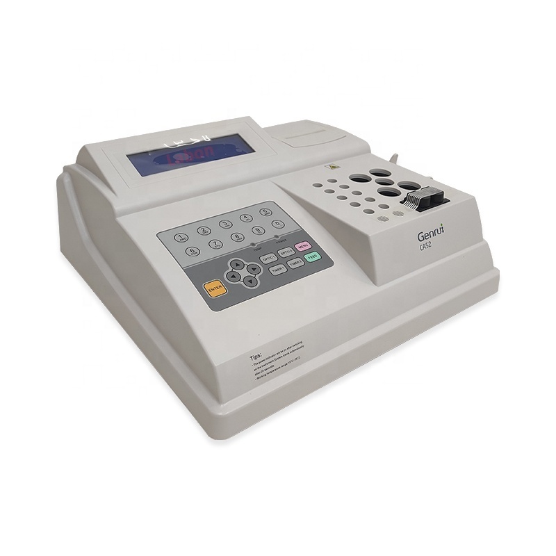 Genrui CA52  2 Channels Coagulometer Blood Coagulation Analyzer