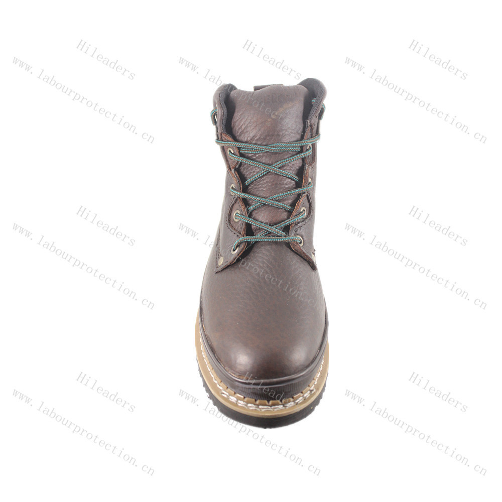 GOODTIRE LAND Brown Color Oil Full Grain Leather Goodyear Welt Work Boots