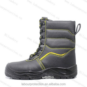 High Neck Men's Heavy Duty Safety Boots With Steel Toe Cap