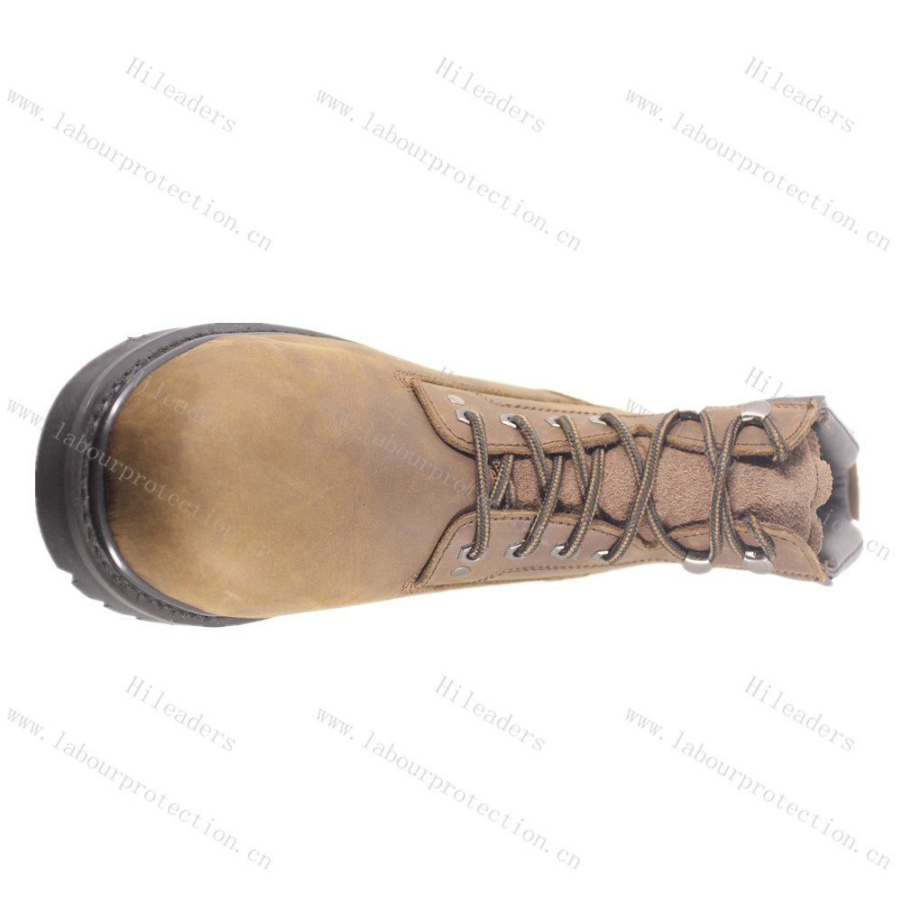 6 INCH NUBUCK OIL LEATHER WORK BOOTS / SAFETY TOE WORK BOOTS