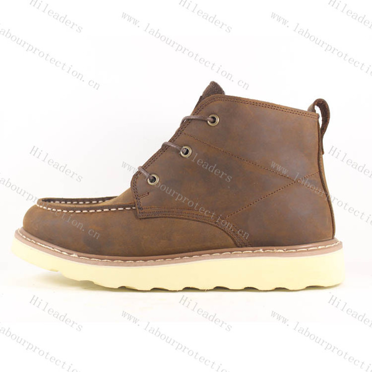 Crazy Horse Leather Light Weight Phylon Sole Goodyear welted Work Boots