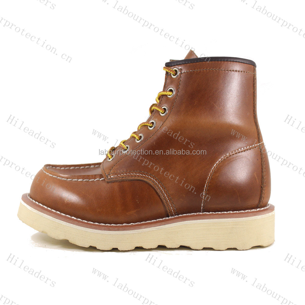 Full grain leather goodyear welted Phylon sole construction work boots