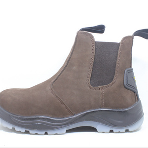 Slip On Industrial Safety Boots / Chelsea Safety Boots / Woodland Safety Shoes