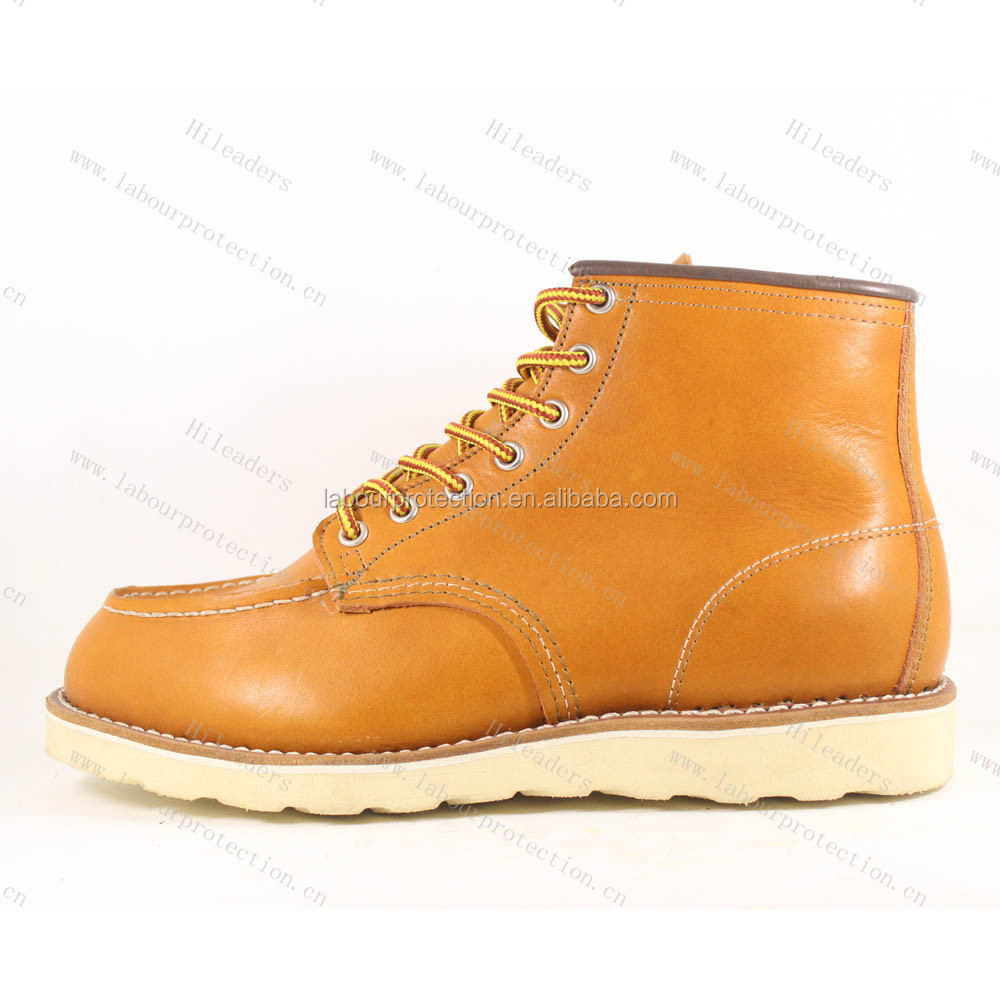 Full grain leather goodyear welted Phylon sole construction work boots