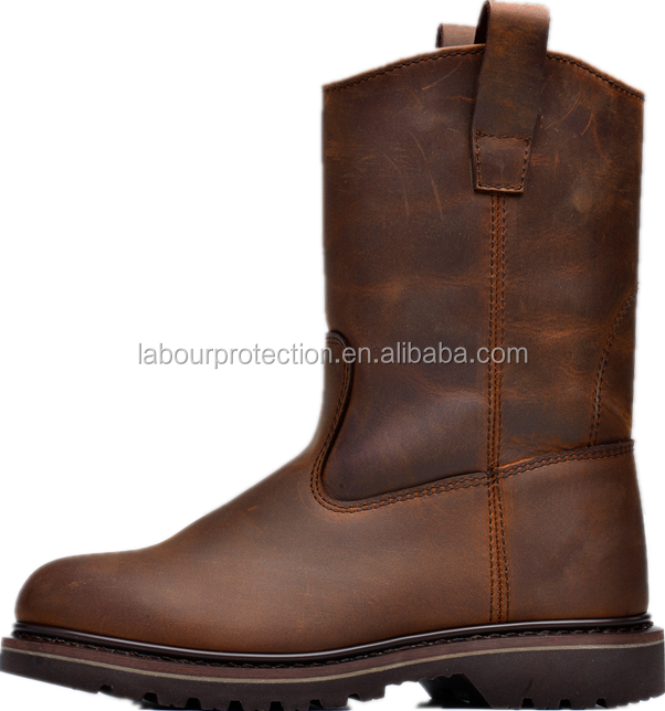 Premium Leather Safety Toe Work Boots