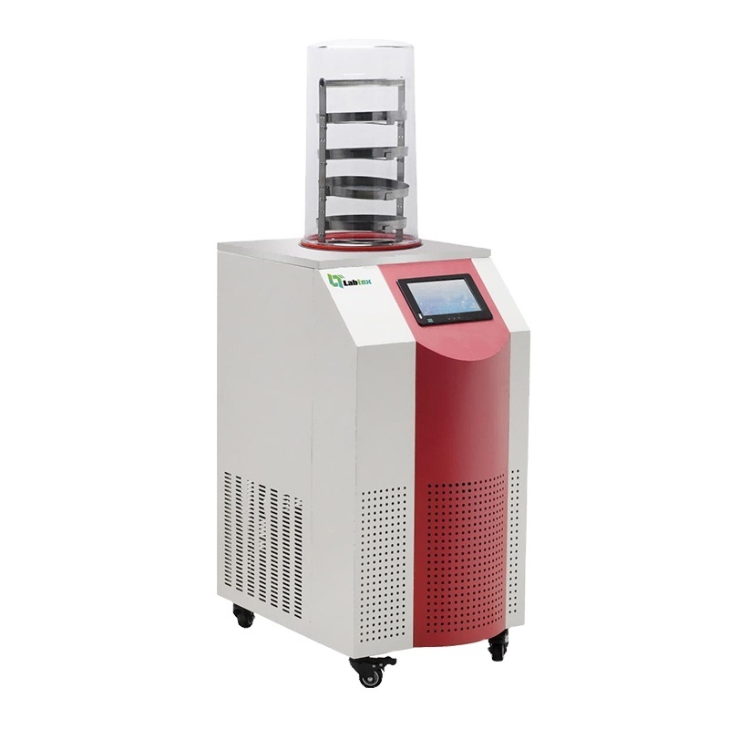 Labtex desktop vacuum freeze dryer machine laboratory home hospital mini freeze dryer used freezing dryer for sale