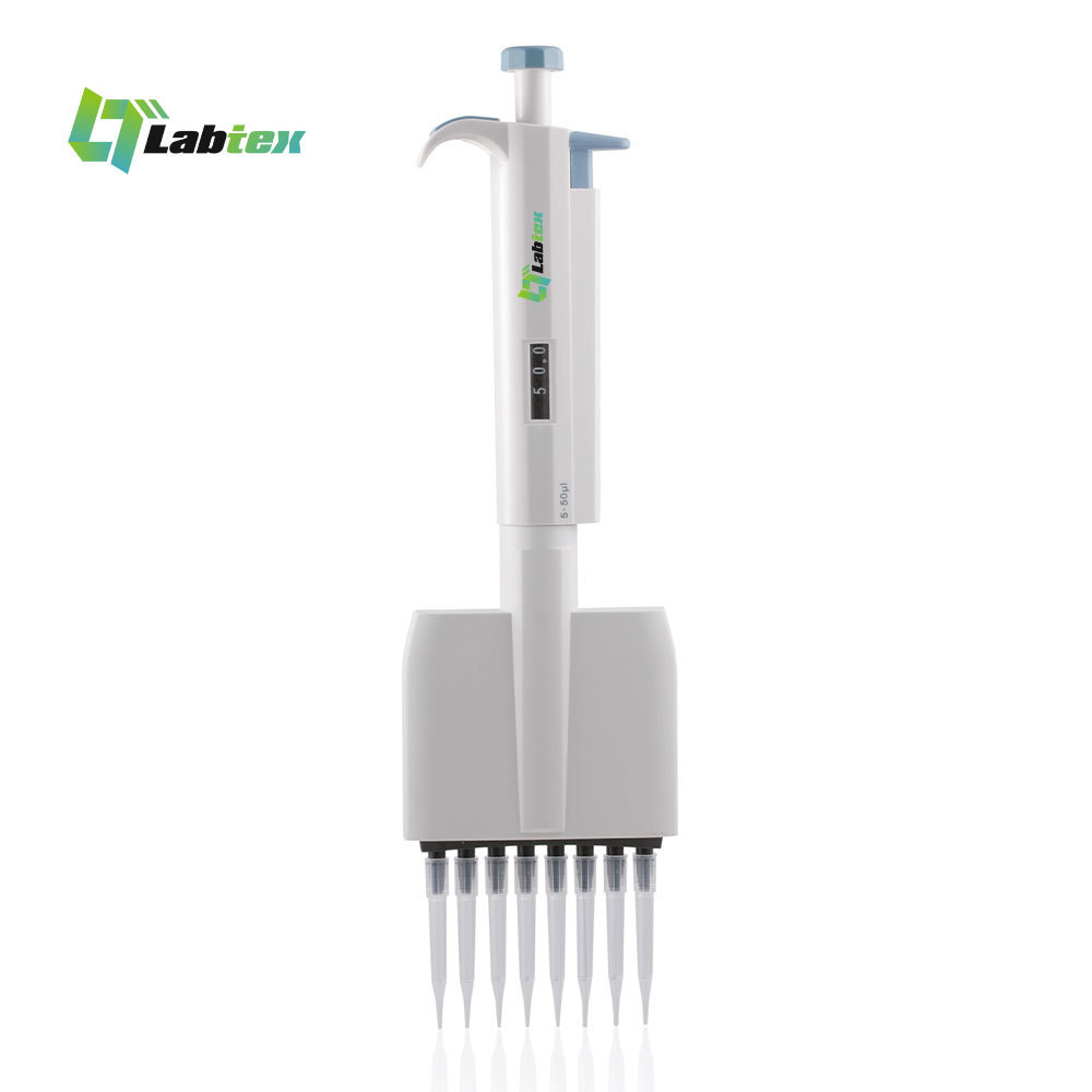 LABTEX 8 12 Channel Top Pipette Automatic Mechanical multichannel adjustable Pipette Laboratory lab