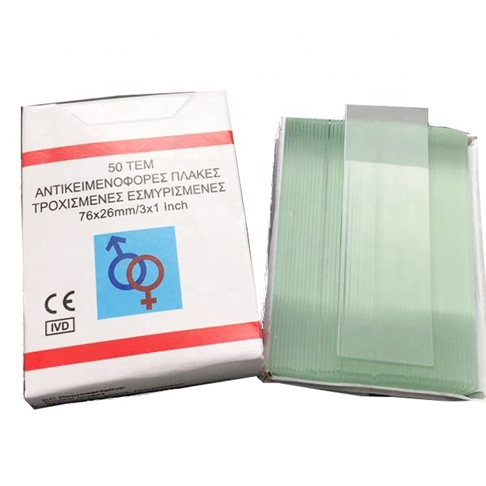 Lab Adhesion Frosted Microscope Slides 7107