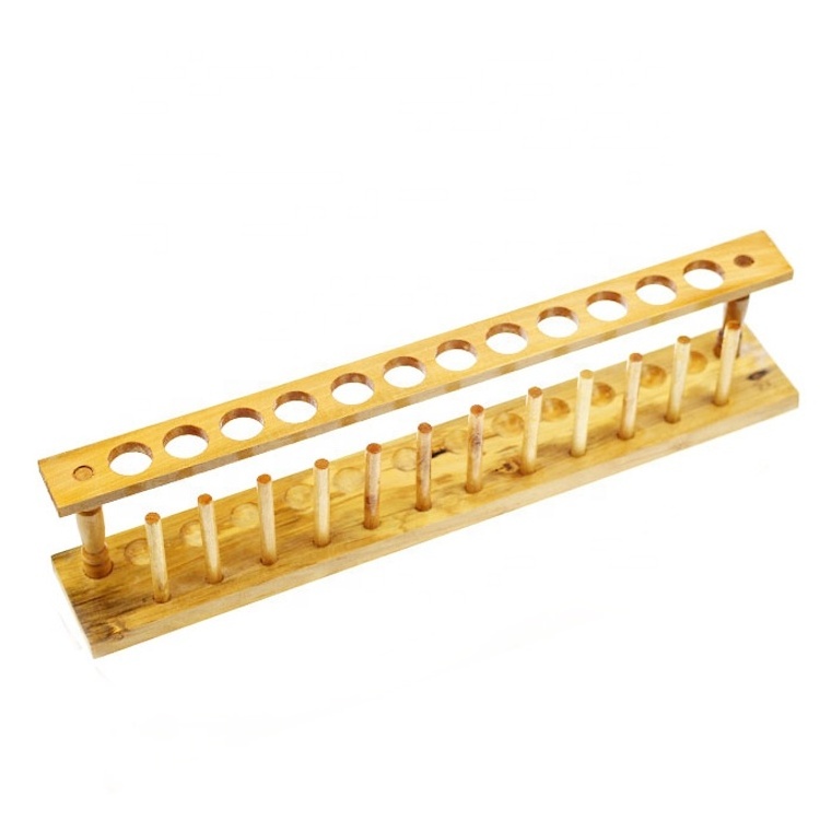 Tiandi Labs 50ml Wooden Test Tube Holder Rack  6 Holes With 28mm Diameter