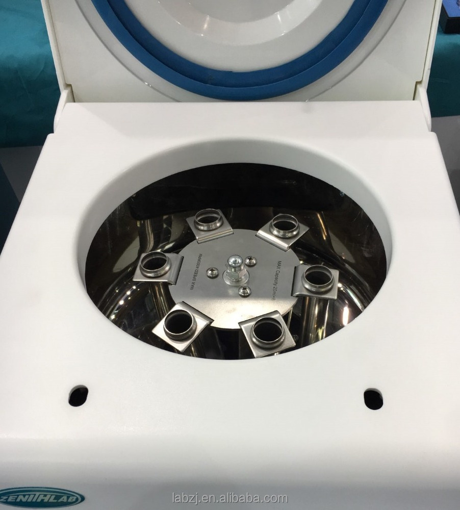 low speed lab prp centrifuge swing out rotor centrifuge machine