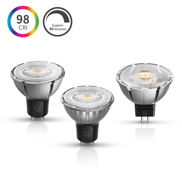 Spot light 5W 6W 7W led bulb lamp Triac Dimmable adjustable Angle zoomable 10 Degree GU10 MR16 spotlight