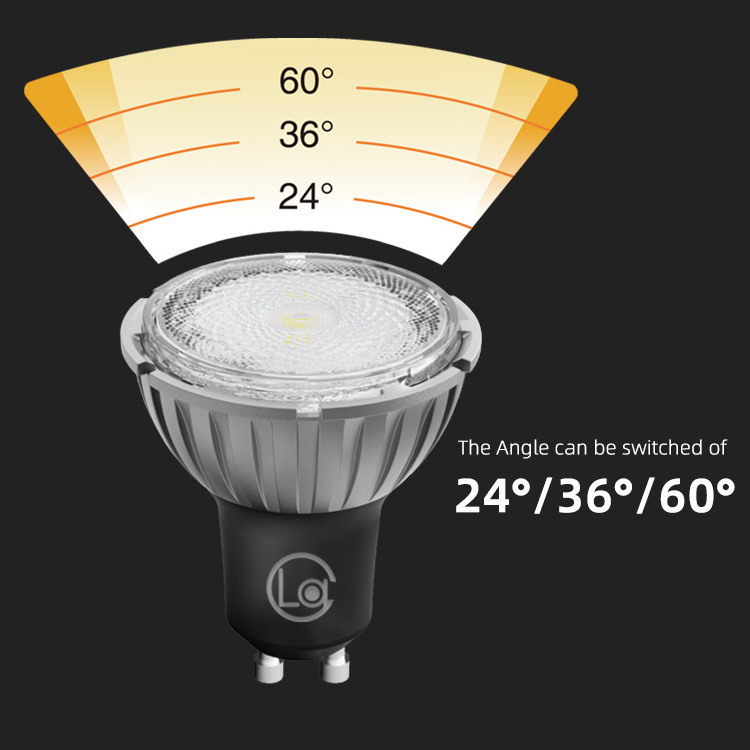 Factory Whole Led Spot light Triac Dimmable light bulb lamp adjustable Angle zoomable warm white GU10 MR16 light bulb