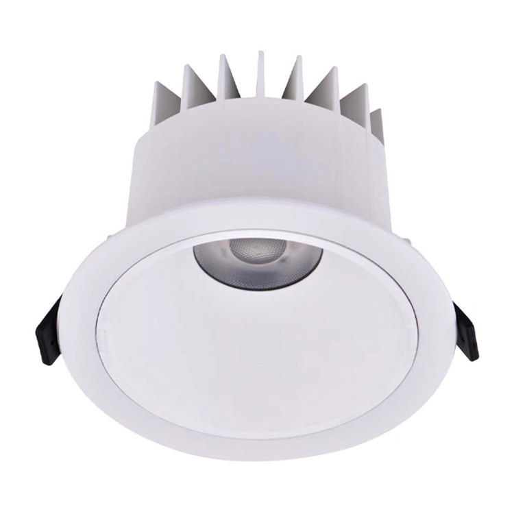 White color diecast aluminum ceiling ip44 3w 24w housing smart cob recessed led Round Cob Led Downlight