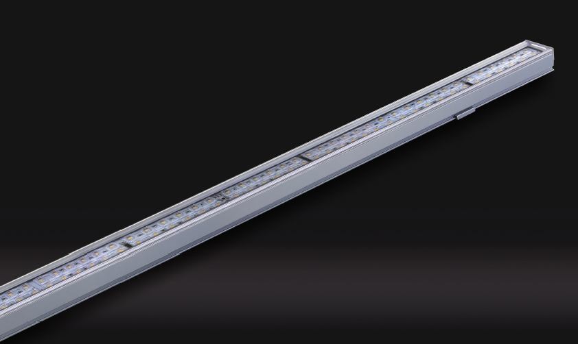 Facade outdoor prophile fixture project advertising rgbw weatherproof ip65 remote strip linear light wall washer light