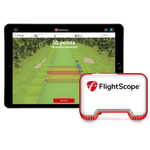 FLIGHTSCOPE MEVO Features Golf Simulator Launch Monitor with FS Golf App convenient