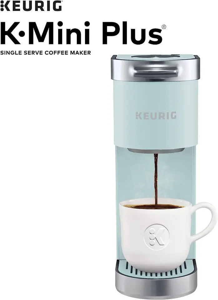 Keurig K-Mini Plus Coffee Maker, Single Serve K-Cup Pod Coffee Brewer, 6 to 12 oz